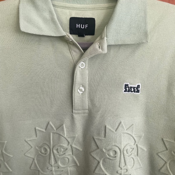 Men’s polo shirt with sun details NWOT - Picture 3 of 4